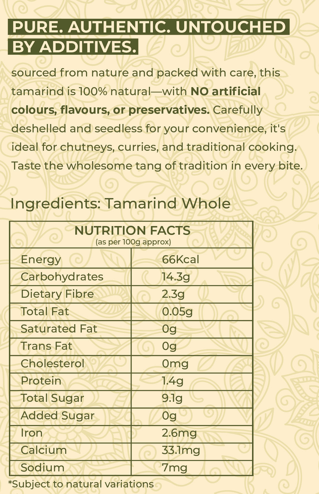 Tamarind 500g